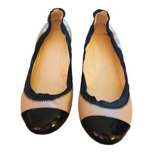 Cole Haan Beige and Black Ballet Flats - Size 8B - Standard Width
